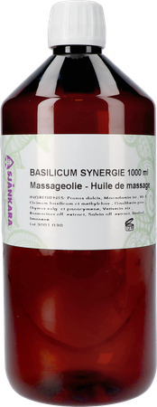 Sjankara Basilic Synergie Huile Massage 1000ml 1