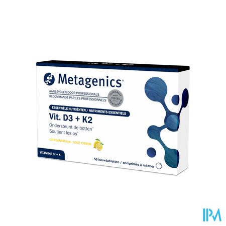 Metagenics Vit. D3 + K2 NFD 56 kauwtabletten blister