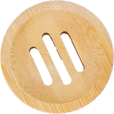 Wondr Porte Savon Bambou Rond 1