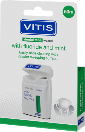 Vitis Tape Waxed Fluor Mint 50m 1502 1
