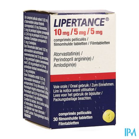 Lipertance 10mg/ 5mg/ 5mg Filmomh Tabl 30