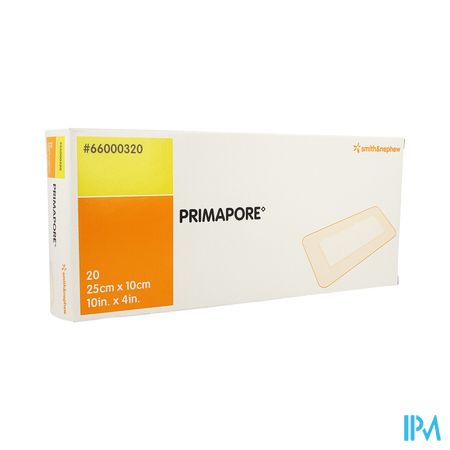 Primapore S&n Pans Post-op 25cmx10cm 20 66000320