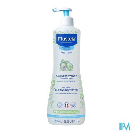 Mustela Pn Water Reinigend Z/spoelen 750ml