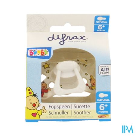 Difrax Fopspeen Natural 6m+ Bumba 1