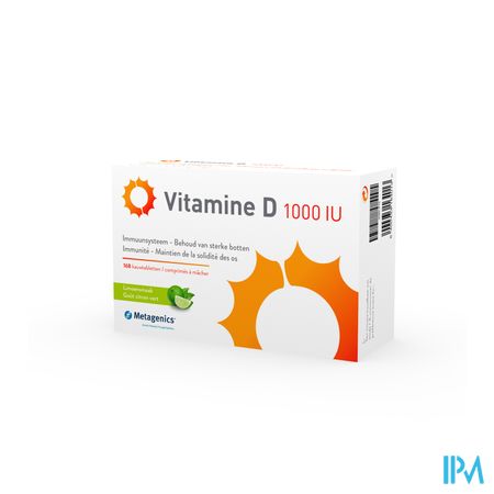 Vitamine D 1000iu Metagenics Tabl 168