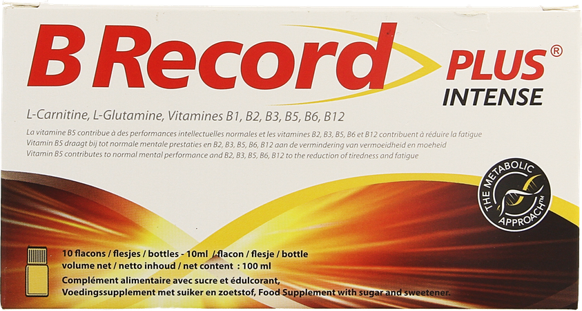 B Record Intense Fioles 10x10ml 1