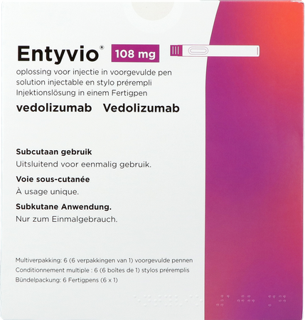 Entyvio 108mg Sol Inj Stylo Preremplie 6 2