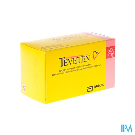 Teveten 600 Comp 98 X 600mg 1