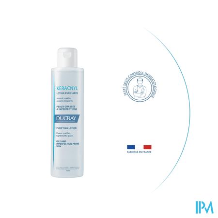 Ducray Keracnyl Lotion Purifiante 200ml 8