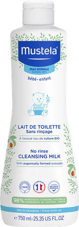Mustela Pn Lait Toilette S/rincage 750ml