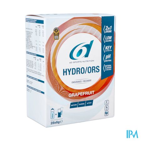 6d Hydro Ors Grapefruit Sach 28x6g