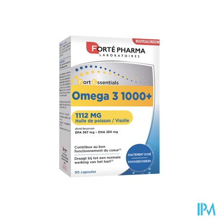 Forte Pharma Omega 3 1000+ Caps 90