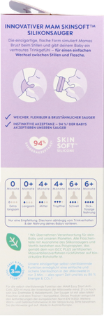 Mam Easy Start A/colic Zuigfl.pure Matt Blauw320ml 4