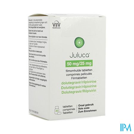 Juluca 50mg/25mg Abacus Comp Pell 30 1