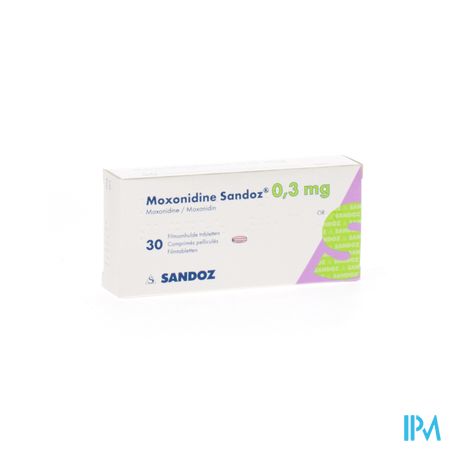 Moxonidine Sandoz Comp 30 X 0,3mg