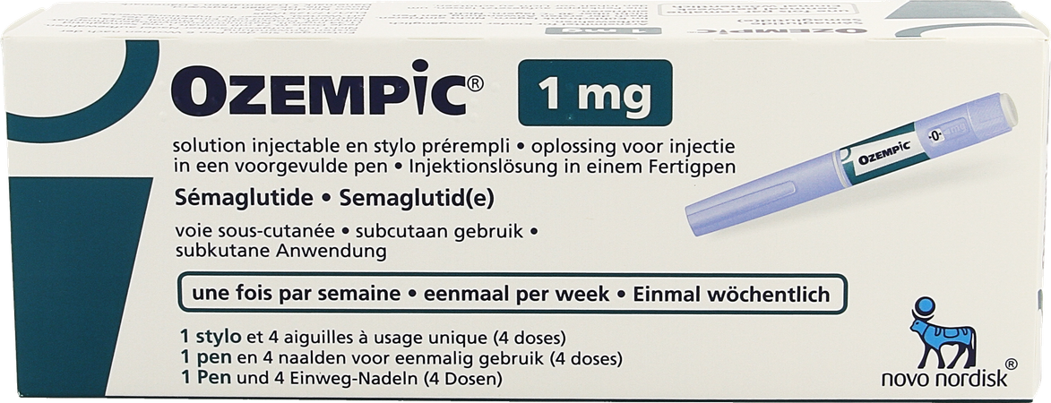 Ozempic 1,00mg Sol Inj 3,0ml Voorgev.pen 1 + 4 Nld 1