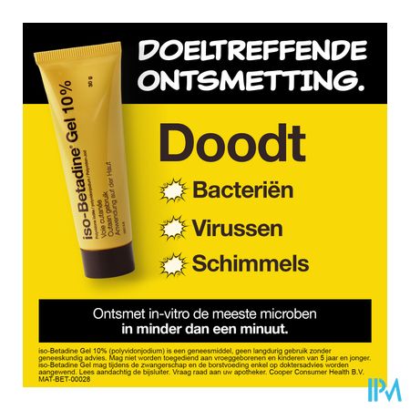 Iso Betadine Gel Tube 100g 5