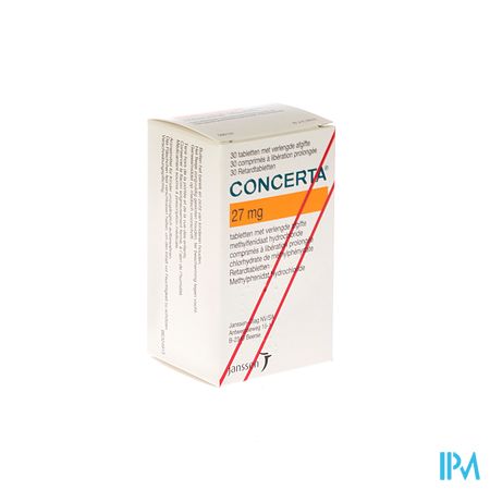 Concerta Tabl 30 X 27mg