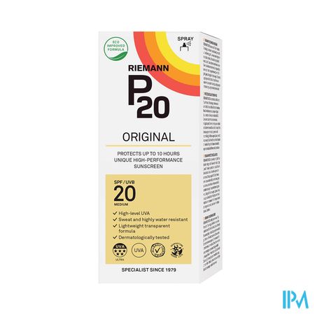 P20 Zonnespray Spf20 175ml