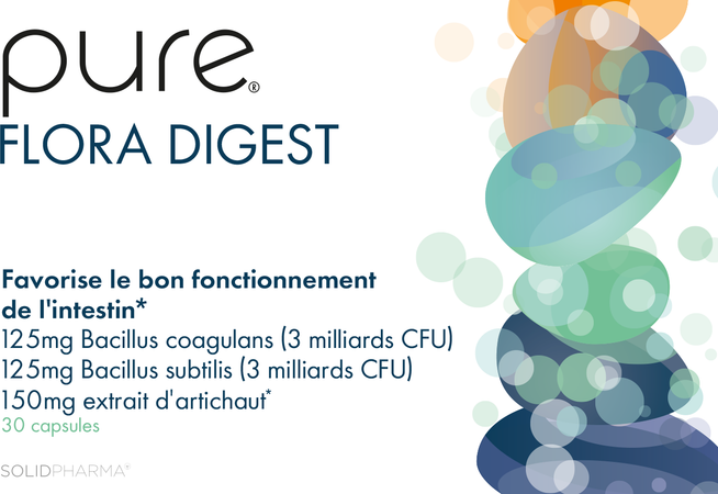 Pure Flora Digest Caps 30 Vervangt 3878-998 2