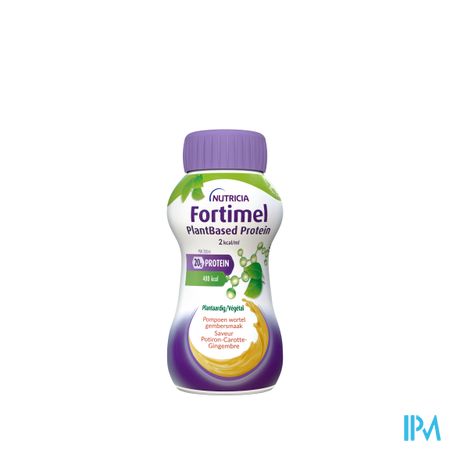Fortimel Plantbased Pr.2kcal Pom./wor./gem.4x200ml 5