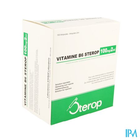 Sterop Vit B6 100mg 2ml 100 Amp