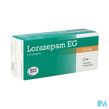 Lorazepam EG Comp 50X2,5Mg