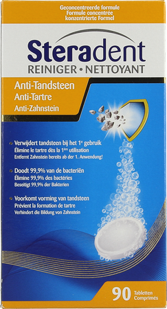 Steradent A/tartre Comp 90 1
