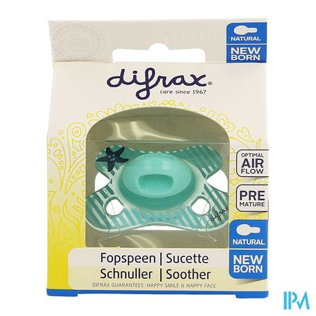 Difrax Sucette Natural Newborn Boy 9