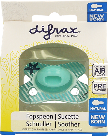 Difrax Fopspeen Natural Newborn Boy 9