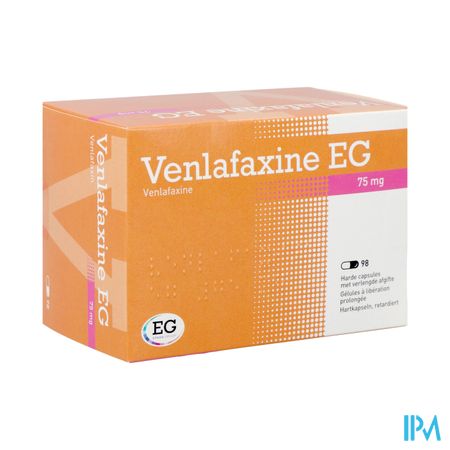 Venlafaxine EG  75 Mg Caps Verlengde Afgifte 98