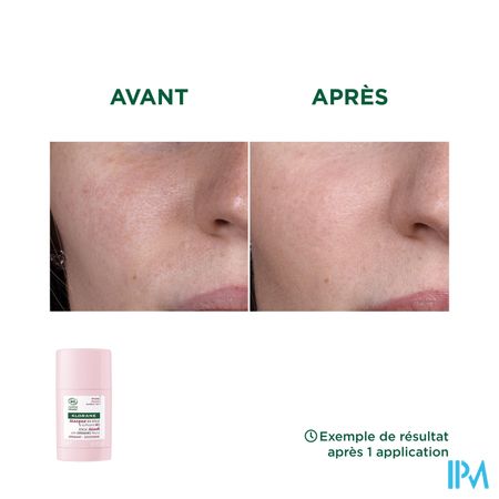 Klorane Gezicht Pioenroos Bio Masker Stick 25g 3