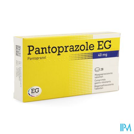 Pantoprazole EG 40Mg Maagsapresist.Tabl Blist 28