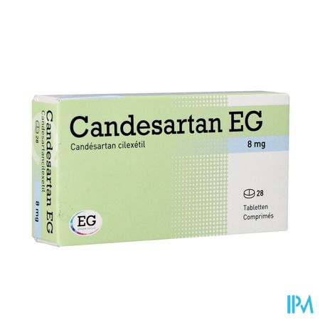 Candesartan EG 8Mg Tabl 28X8Mg