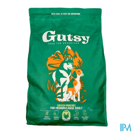 Gutsy Chicken Munchies Medium&large Adult 6kg 1
