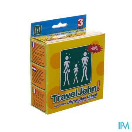 Travel John Urinaal 3x800ml 2