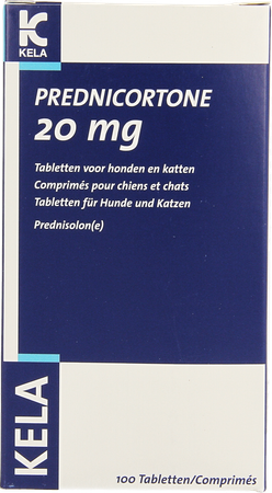 Prednicortone 20mg Comp Hond Kat 100 3