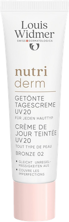 Widmer Nutrid Cr Jour Teint Uv20 Bronz02n/parf30ml 1
