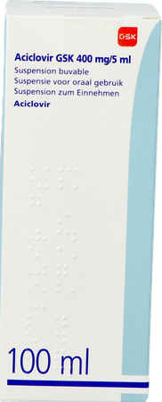 Aciclovir Gsk Susp 100ml 400mg/5ml 2