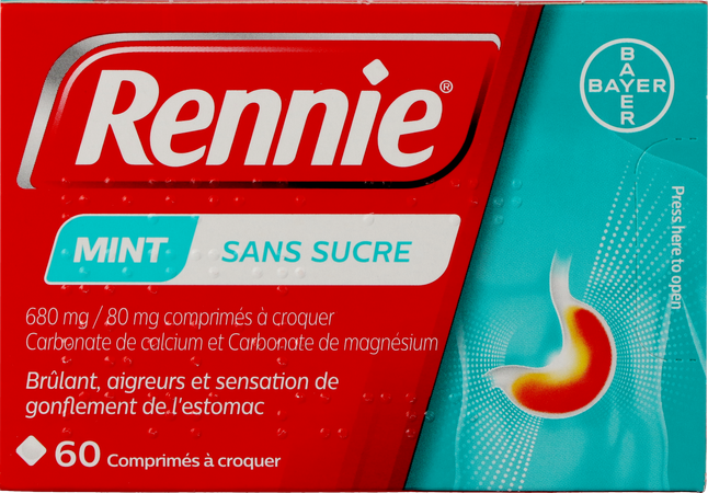 Rennie Mint Z/suiker Zuigtabl 60 2