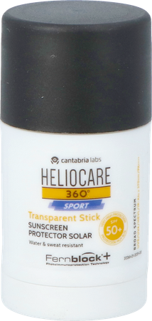 Heliocare 360° Sport Transparant Stick Spf50+ 25g 1