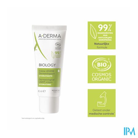 Aderma Biology Lichte Creme Dermatolog. 40ml 14