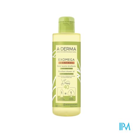 Aderma Exomega Control Wasolie Emolierend 500ml