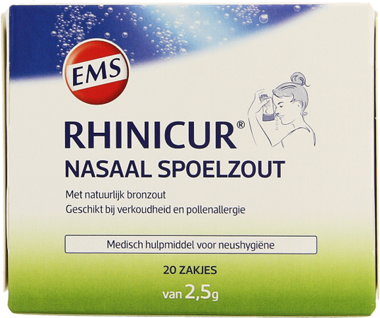 Rhinicur Nasaal Spoelzout Zakje 20x2,5g 8