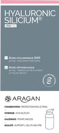 Aragan Acide Hyaluronique + Silicium Fl Pompe 30ml 1