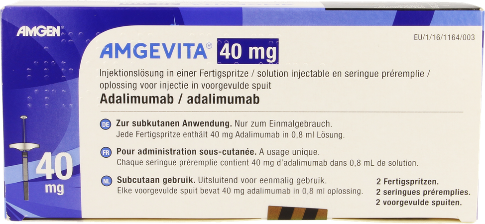 Amgevita 40mg Sol Inj 50mg/ml Ser Preremplie 2 1