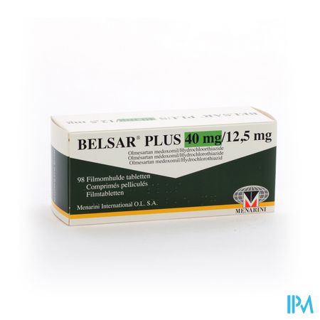 Belsar Plus 40mg/12,5mg Comp Pell 98