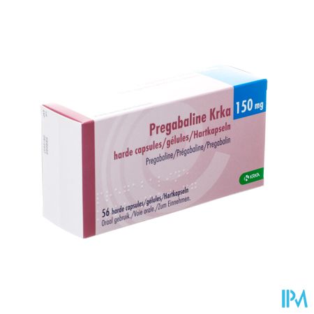 Pregabaline Krka 150mg Caps Dur 56 X150mg