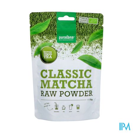 Purasana Vegan Matcha Classic Poudre 75g