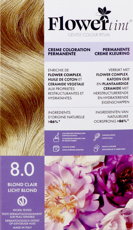 Flowertint Licht Blond 8.0 140ml 3